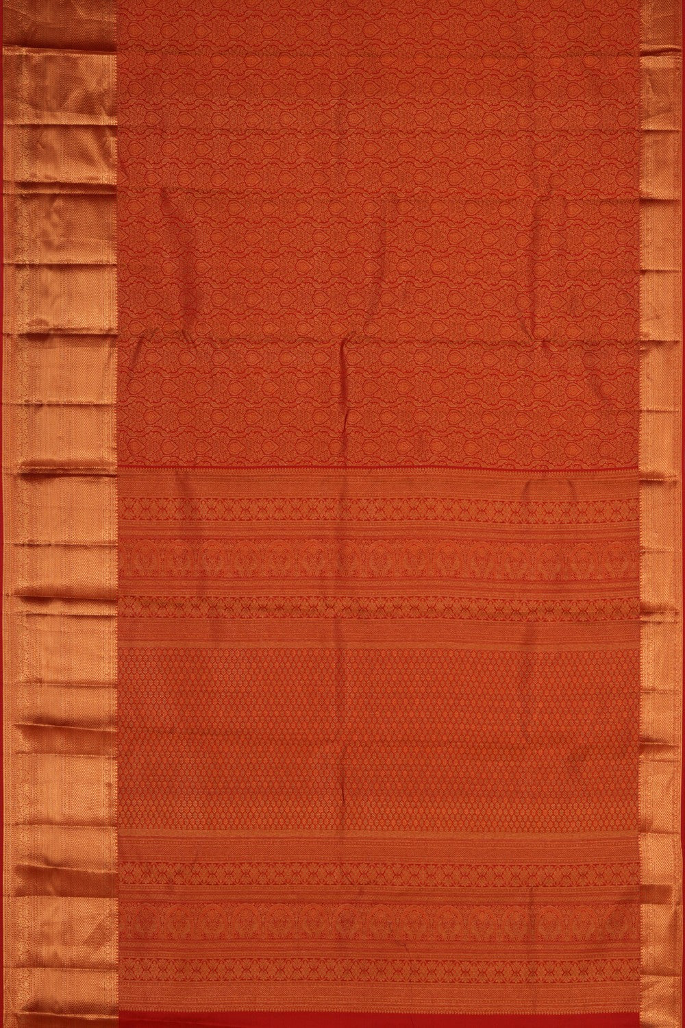 Image of Kanchipattu Brocade Red Saree